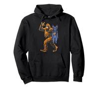 Negro Pastor Alemán Bigfoot Diseño Divertido Amante De Perros Sudadera con Capucha