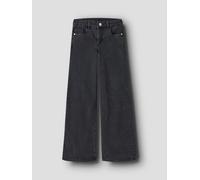 Negro Pernera Extra Ancha Jeans