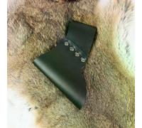 (Negro) Protector de hacha vikinga medieval multicolor, vaina de espada de caballero vintage, disfraz