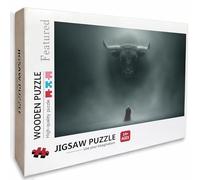 Negro Puzzle Madera, Animal Puzzle 2000 Piezas Adultos con Compact Box 99x70cm, Rompecabezas Desafiante, Juegos de Rompecabezas Creativos para Hombres Mujeres Adolescente, Regalos para niñas, 8-9396