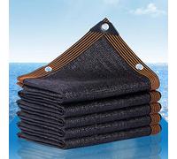 Negro Red De Sombreado Resistente Al UV Del 96% Balcón Techo Jardín Red De Sombreado Refrigeración Rápida Paño De Sombra Transpirable Malla De Ocultación Anti-Âge Para Jardín O Perrera ( Size : 4x7m )