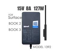 (Negro Reino Unido) Cargador de 127 W, 15 V, 8 A para Microsoft Surface Laptop, Surface Book 3, 2, 2,