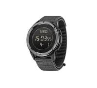 (Negro)Reloj inteligente deportivo North Edge ALPS para hombre, correa de fibra de carbono ultrafina,