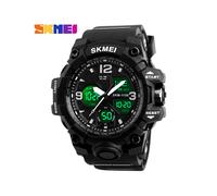 (Negro) Relojes deportivos militares de lujo de la marca SKMEI para hombre, reloj digital de cuarzo