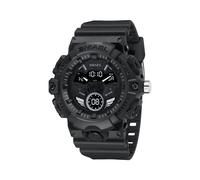 (NEGRO) Relojes deportivos para hombre SMAEL Relojes de pulsera originales Dropshipping Marca 50M Reloj