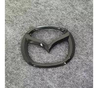 Negro Repuesto Emblema Logo para Mazda 3 Hatchback 2019 2020 2021,Parrilla Delantera Maletero Trasero Insignia Adhesivos Letras Guardabarros Carrocería Lado ABS Coche Decoración Accesorios