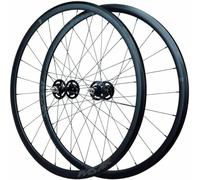 Negro,Rueda Fija 700C Juego De Ruedas con Buje De Tornillo 9.5X100mm/9.5X120mm Eje Sólido, Rosca Flip-Flop (Piñón Libre Y Fijo), 2 Rodamientos Sellados