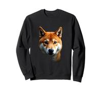 Negro Shiba Inu Dog Shiba Face Sudadera