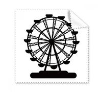 Negro silueta de noria parque de atracciones gafas paño de limpieza paño móvil limpiador de pantalla 5 unidades regalo