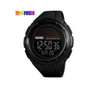 (negro) SKMEI Relojes de pulsera digitales Relojes de pulsera para hombre a la moda Resistente al agua