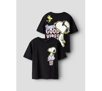 NAME IT Camiseta 'Snoopy' amarillo / rosé / negro / blanco 116 amarillo / rosé / negro / blanco
