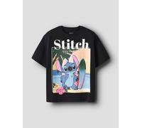 Negro Stitch Camiseta
