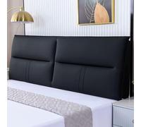 Negro,Straps 47"/Full,Cabecera Tapizada En La Pared Cojín De Soporte Lumbar Respaldo Doble Grande Cabecera Almohada De Posicionamiento Bolsa Suave Refuerzo Completo