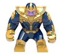 (Negro) The Avengers Theme Movie Character Toys Doll Thanos Hulk Conjunto de bloques de construcción