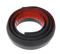 Negro Tira de Transición de Suelo Flexible Autoadhesiva de PVC | Umbrales de Puerta Menores de 5mm, Recorte Fácil, Bordes de Baldosas y Vinilo
