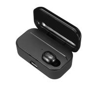 (Negro) TWS G6S Bluetooth 5.0 Auricular único inalámbrico CVC Cancelación de ruido Auriculares deportivos HIFI