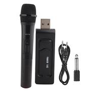 Negro Universal UHF, Micrófono Audio V 10TU Altavoz de Mano Inalámbrico [Un Amplificador para Rendimiento de Karaoke