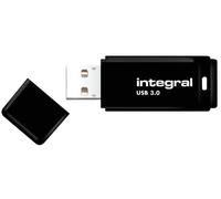 Negro USB 3.0 Flash Drive, 64GB-INFD64GBBLK3.0