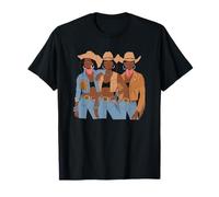 Negro Vaquera Afroamericano Western Country Texas Rodeo Camiseta