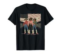 Negro Vaquera Afroamericano Western Country Texas Rodeo Camiseta