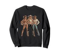 Negro Vaquera Afroamericano Western Country Texas Rodeo Sudadera