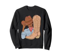 Negro Vaquera Afroamericano Western Country Texas Rodeo Sudadera