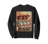 Negro Vaquera Afroamericano Western Country Texas Rodeo Sudadera