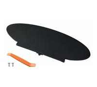 Negro Visera Parasol para Coche Cubierta Recambio para Porsche 911 996/997 para Boxster para Cayman 986/987 99670142102 Conductor o Pasajero Lado Sunvisor Tapa Tapas Tapa Espejo Maquillaje