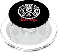 Negro Wall Street Seal Greenwood Tulsa Oklahoma Never Forget PopSockets PopGrip para MagSafe