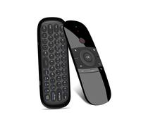 (negro) Wechip W1 Air Mouse 2.4g Teclado inalámbrico Control remoto Control remoto IR Detección de movimiento