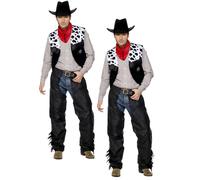 Negro Wild West Cowboy Rodeo Outlaw Clint Eastwood Conjunto Nuevo Del Oeste M L