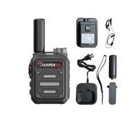 (negro)wurui G63 Mini escáner de walkie-talkie portátil para radioaficionados Walkie-talkies para caza