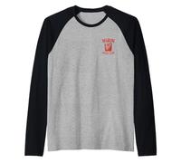 Negroni Social Club I Retro Classic Gin Cocktail Team Pecho Camiseta Manga Raglan