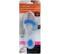 Neh Feet TI25065/4 - Plantilla Anatómica de Silicona con Descarga Metatarsal y Calcáneo, EU 43-44 Transparente y Azul