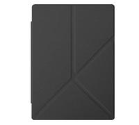 NEIDE Compatible con 2016 Kobo Aura One 7.8 "E-Book Funda Protectora Plegable de Cuero Estuche anticaída de Despertador Inteligente (Color : Black)