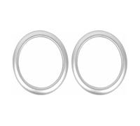NEIGHBOBHOOD Salpicadero Rejilla Ventilación Anillo De Cubierta Decorativa para Salida Ventilación Aire Acondicionado Interior para Suzuki para Jimny 2007-2017(Plata)