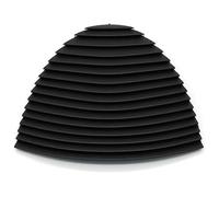 NEIGHBOBHOOD Salpicadero Rejilla Ventilación Cubierta De Altavoz del Panel Salida Rejilla Ventilación CA Central Delantera Coche para Clase E 2003-2008 21183000547241(Black-Speak Cover)