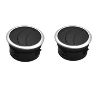 NEIGHBOBHOOD Salpicadero Rejilla Ventilación Cubierta De Salida Aire Acondicionado 360 Grados Deflector Tablero Panel A/C para Suzuki SX4 2005-2013(2PCS)