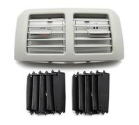 NEIGHBOBHOOD Salpicadero Rejilla Ventilación para Benz W251 R300 R320 R350 R400 R500 2009-2018 Rejilla De Ventilación Cromada para Aire Acondicionado Delantero Y Trasero(Gray Rear)