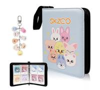 Neikafan Stray Kids Photocard Binder Skzoo de 400 Bolsillos y Llaveros de Stray Kids Photocards Album Skz Holder Porta Photocards Kpop Holder Straykids, Merch Kpop Regalos para STAY