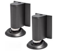 Neikafan Tope de Puerta Invisible 2 Piezas Topes Puerta Magnetico Pared sin Taladro, Retenedor Tope Puertas Magnetico Invisible Metálico con Adhesivo y Tornillo Topes Puertas Magnetic Fuerte