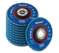 Neiko 11142A Premium Zirconia Flap Disc | " x 7/8-Inch, 40 Grit, Bevel Type #29-10 Pack