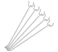 Neiko 53104A - Kit organizador de ganchos para tablero de clavijas de 8 pulgadas, paquete de 50, juego de ganchos colgantes para organización de garaje, ideal para colgar en la pared y estanterías,