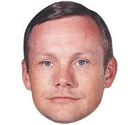 Neil Armstrong (Short Hair) Big Head. Máscara más grande que la vida.