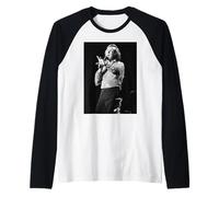 Neil Diamond: Cantante de Live Forever In Blue Jeans 1984 Camiseta Manga Raglan