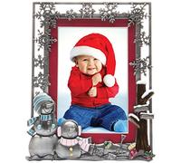 Neil Enterprises Inc. Peltre invierno Navidad marco de fotos