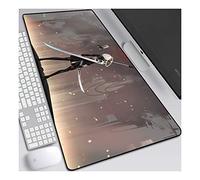 Neil Machine Age Alfombrilla Raton Anime Gaming Mouse Pad XXL 800x300x3 mm,Impermeable con 3mm Base de Goma Antideslizante,Special-Textured Superficie para Ordenador, PC y Laptop, B