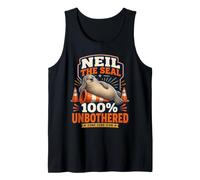 Neil The Seal 100 Percent Unbothered Funny Neil The Seal Camiseta sin Mangas