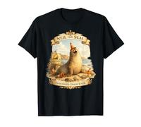 Neil The Seal Ocean Wildlife Coastal Vibes Beach Lifestyle Camiseta