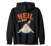 Neil The Seal Tasmania Funny Traffic Cone Sudadera con Capucha